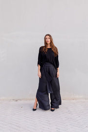 Kelly wide legged trouser cupro | Emilia Ohrtmann