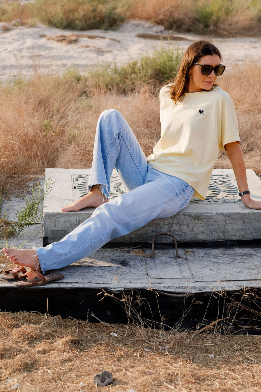 Emma Tee yellow organic cotton | EMILIA OHRTMANN